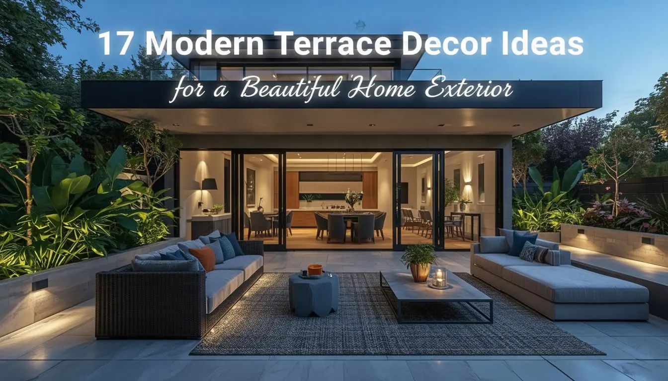 17 Modern Terrace Decor Ideas for a Beautiful Home Exterior | Home ...