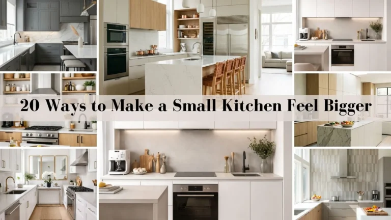 20 Ways to Make a Small Kitchen Feel Bigger