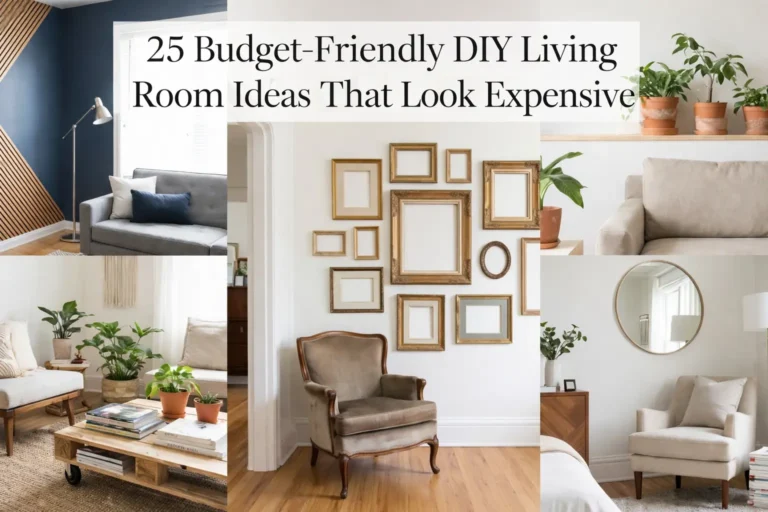 25 Budget-Friendly DIY Living Room Ideas That Look Expensive