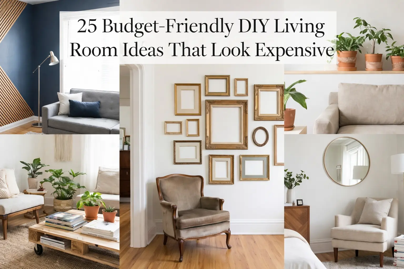 25 Budget-Friendly DIY Living Room Ideas That Look Expensive | Home ...