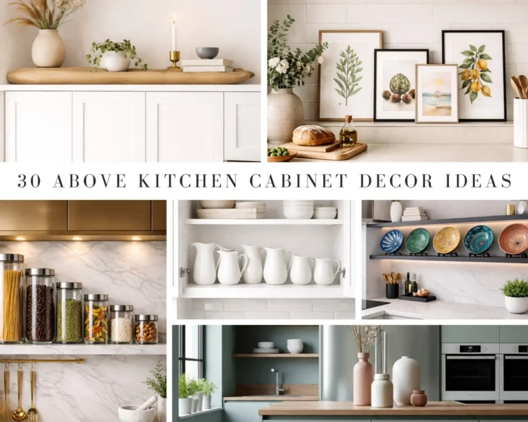 30 Above Kitchen Cabinet Decor Ideas