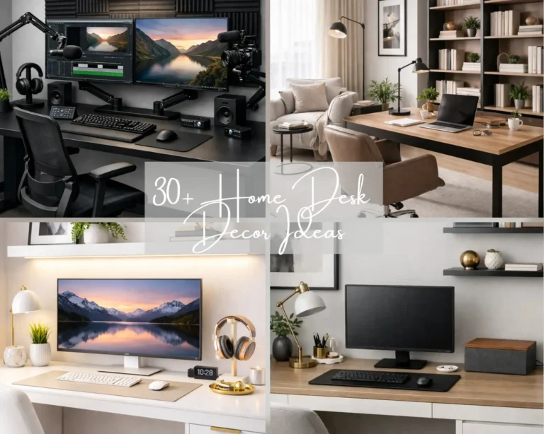 30+ Home Desk Decor Ideas