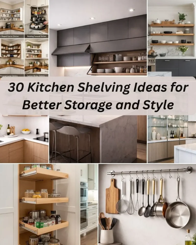 30 Kitchen Shelving Ideas for Better Storage and Style