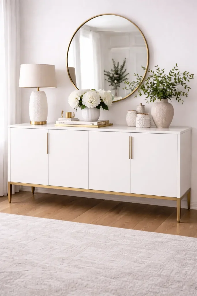 Mid-century hairpin legs attached to dresser