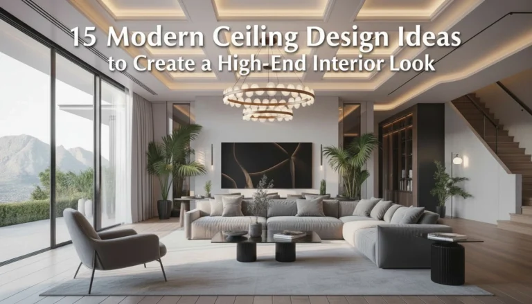 15 Modern Ceiling Design Ideas