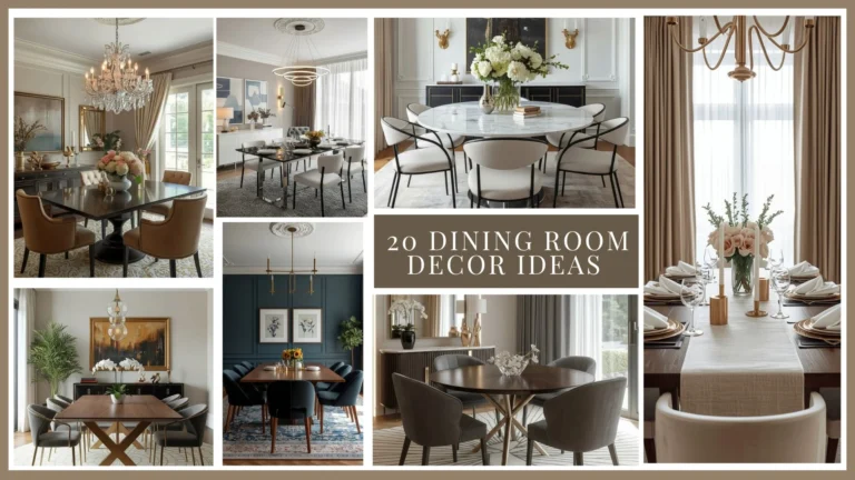 20 Dining Room Decor Ideas