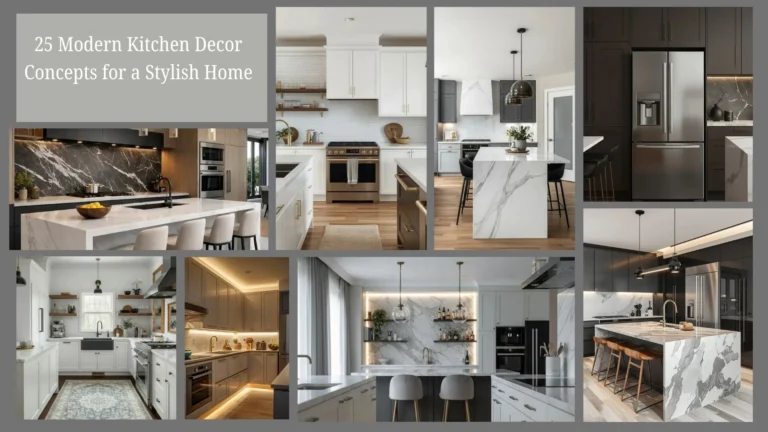 25 Modern Kitchen Decor Concepts for a Stylish Home