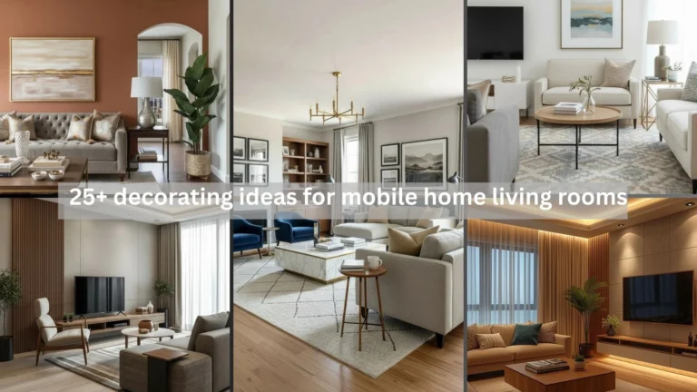 25+ Decorating Ideas for Mobile Home Living Rooms