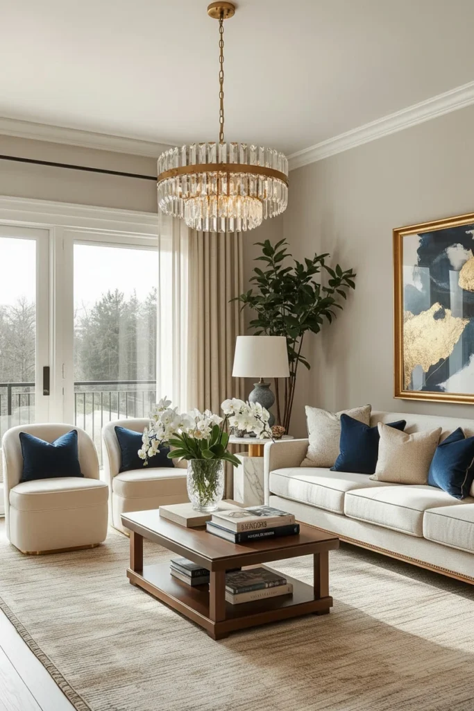 Rattan pendant light living room