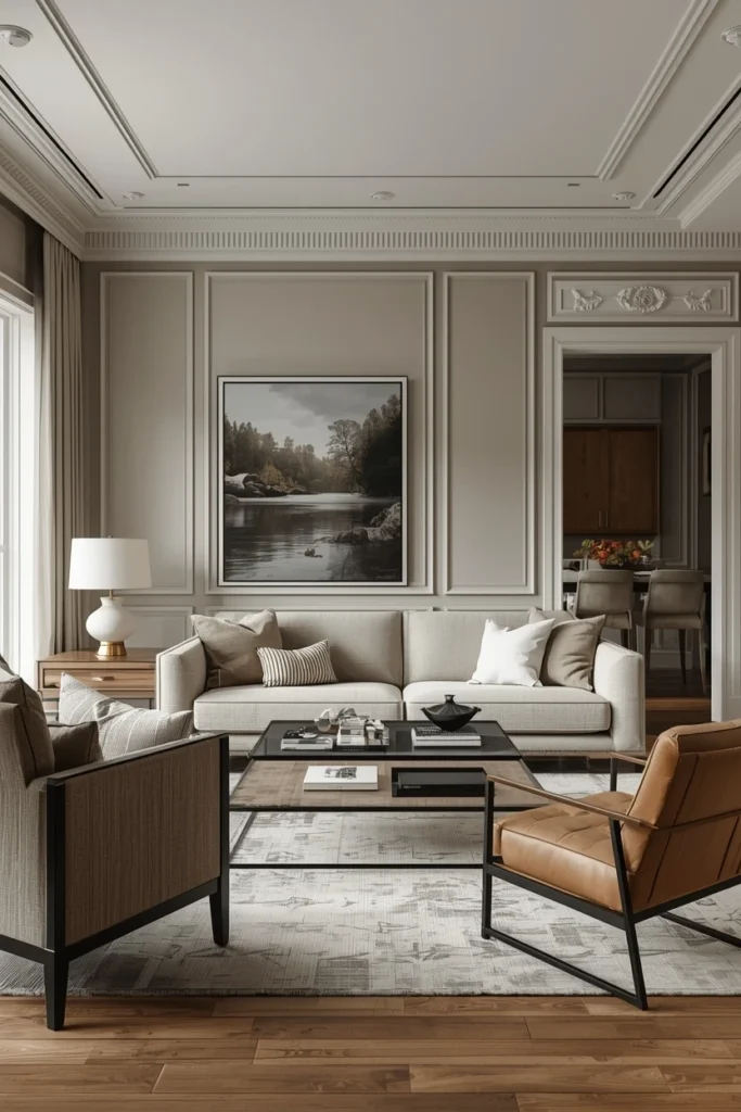 Furniture pulled from walls