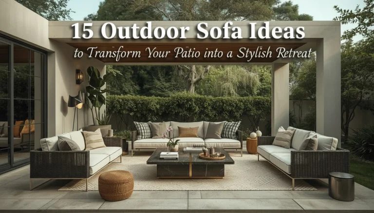 Outdoor Sofa Ideas