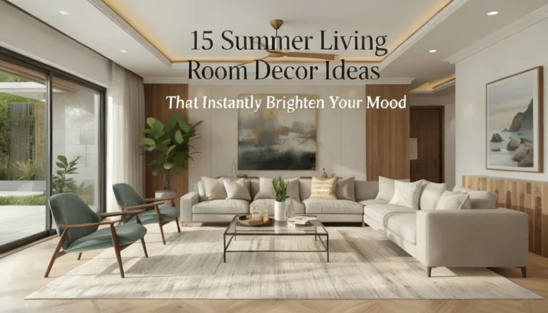 Summer Living Room Decor Ideas
