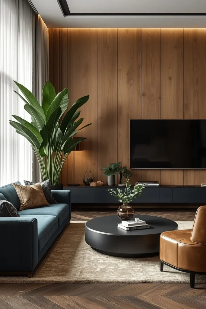 A tall monstera plant sits in a bright room corner.