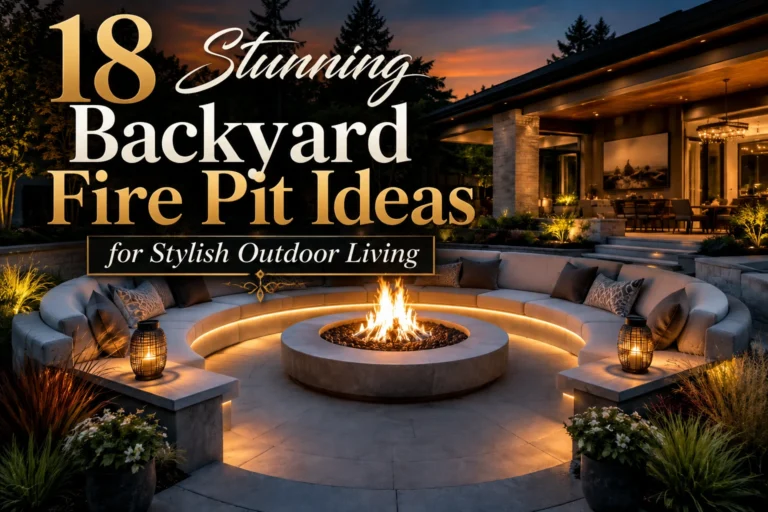 Stunning backyard fire pit ideas for outdoor living
